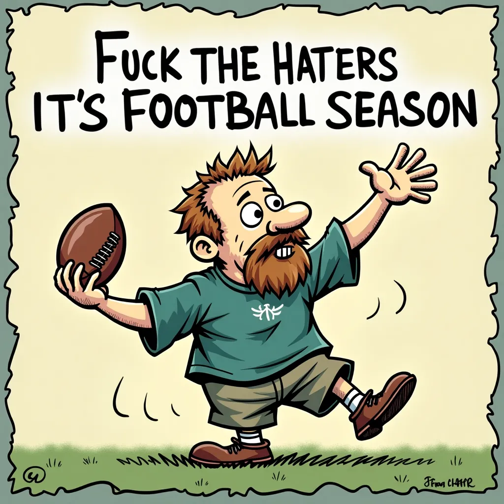 **”Fuck the Haters, It’s Football Season”**