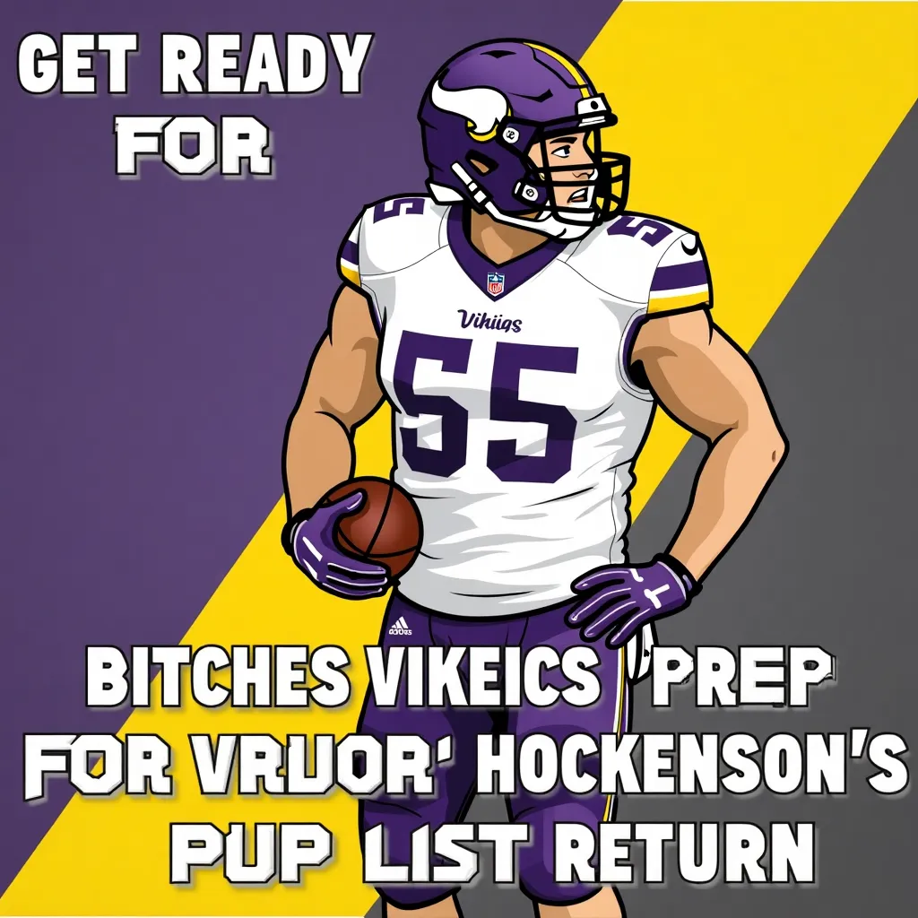 **GET READY FOR TJ’S COMEBACK, BITCHES! VIKINGS PREP FOR HOCKENSON’S PUP LIST RETURN**